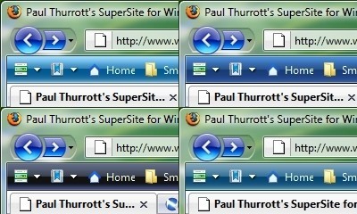 Tonalidades de Azul en la barra de herramientas de Firefox