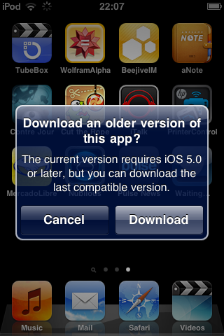 Apple permitirá descargar la última versión compatible de las aplicaciones para cada iOS