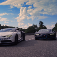 ¿Cómo se grabó el 0 - 400 - 0 del Bugatti Chiron? Facil, con otro Chiron
