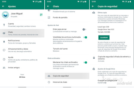 Copia de seguridad WhatsApp