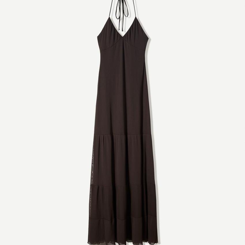 Vestido midi tul