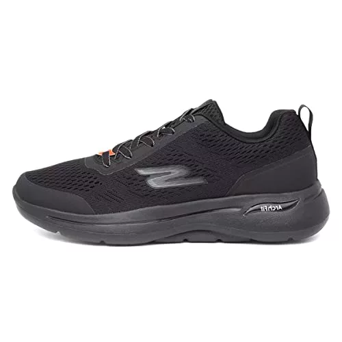 Skechers Go Walk Arch Fit Idyllic, Zapatillas Hombre, Black, 39.5 EU