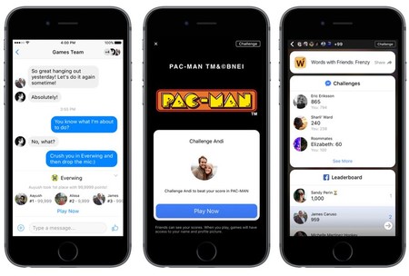 Chatea y juega: Facebook anuncia Instant Games para Messenger