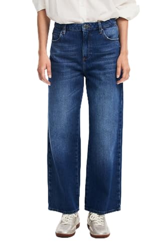 Desigual Pantalón Vaquero Largo para Mujer Jeans, Azul, 44