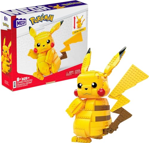 Mega Brands Pokémon Jumbo Pikachu Juguete de Construcción 