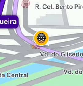 Captura de tela divulgado por morador de São Paulo.
