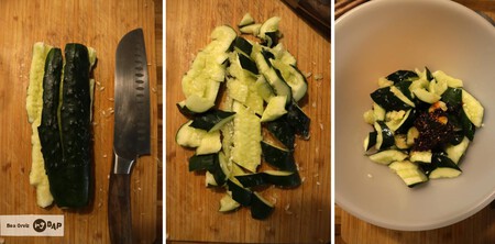 Pasos Ensalada Pepino Aplstado China