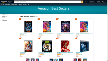 Amazon Super Mario Bros. 1993