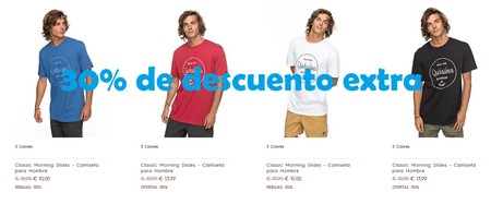 Quiksilver, DC Shoes y Roxy nos ofrecen, sólo hoy, un cupón de descuento del 30% extra en sus artículos ya rebajados hasta un 50%