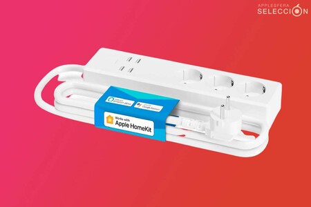 Esta regleta con tres enchufes y USB de Refoss es compatible con HomeKit y está rebajada a 28,99 euros en Amazon, su precio mínimo