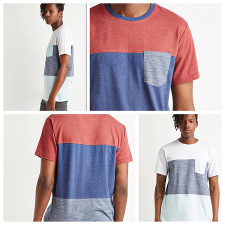 Camiseta con diseño Color-Block para chico por 3,99 euros en las rebajas de Forever 21