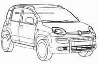Se filtran las patentes del nuevo Fiat Panda 4x4