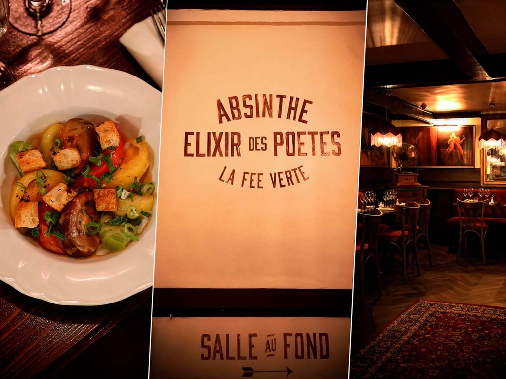 En Montmartre, este restaurante centenario de París aún sirve absenta y los platos que comían Picasso, Van Gogh y Manet 