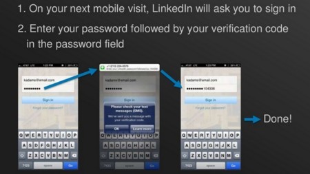 LinkedIn también incorpora la verificación en dos pasos