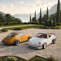 Louis Vuitton empezó diseñando un reloj para un Porsche 911 y acabó creando dos coches únicos junto a Singer