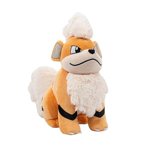 Pokemon Growlithe - Peluche Grande de 12 Pulgadas, con Licencia Oficial 