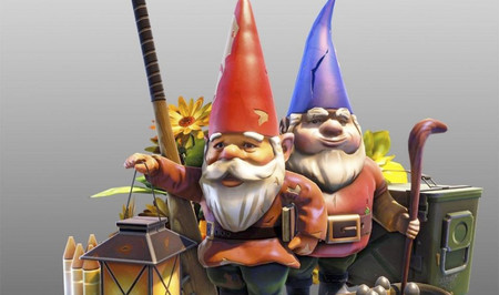 Desafío Fortnite: encuentra los gnomos ocultos entre Vista Bonita, una choza de madera y una casa grande