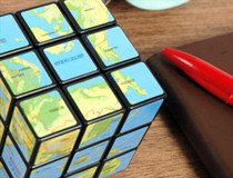 Versión viajera del cubo de Rubik