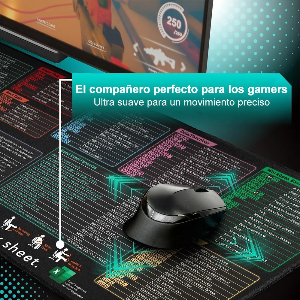 MousePad Free Wolf de 800 x 300 x 3 mm