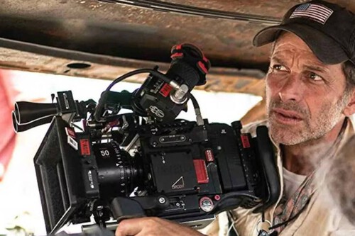 Zack Snyder en un rodaje