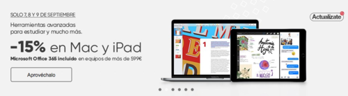 Vuelta al cole en Fnac: 15% de descuento en iPad y Mac