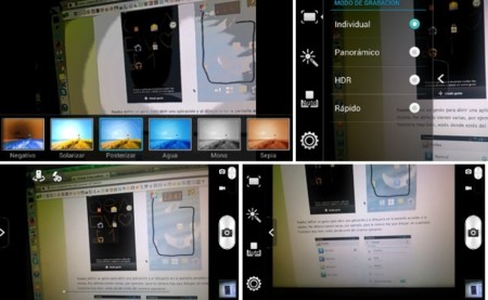Orange Yumo - Interfaz de la cámara