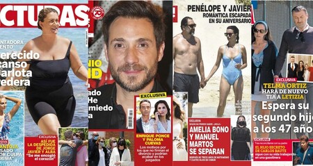 Amelia Bono y Manuel Martos se separan y el comienzo de la guerra judicial entre Enrique Ponce y Paloma Cuevas: estas son las portadas de la semana del 30 de junio