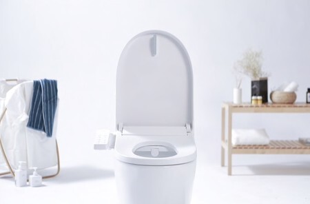Baño Con Tapa Levantada