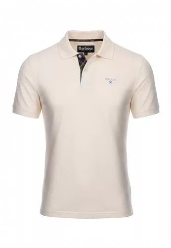 Barbour Polos Whisper White/Classic, blanco, M