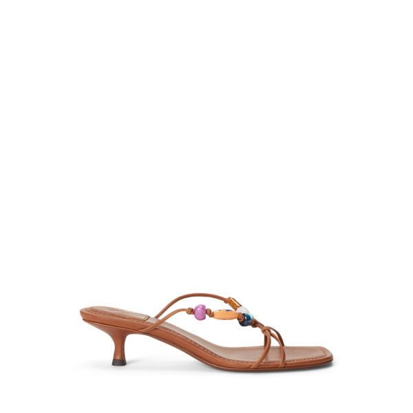 
Sandalia kitten de piel con abalorios
Polo Ralph Lauren
