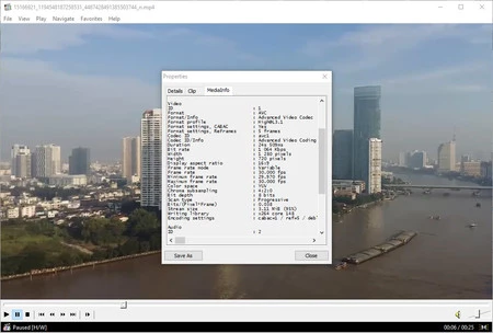 ビデオ ビットレート 1064 kbps の HD で Facebook にアップロードされたビデオ