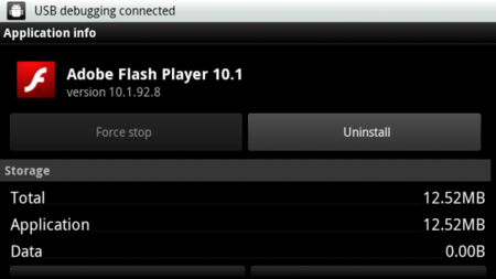 Flash 10.1 para todos los Android 2.2