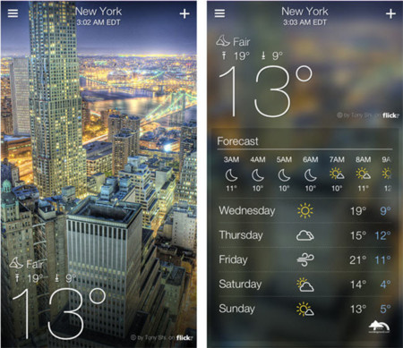 Yahoo! lanza sus aplicaciones Weather y Mail para iOS y Android