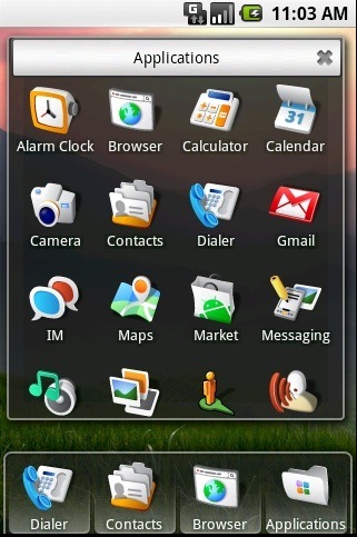 Primeras imágenes de Android