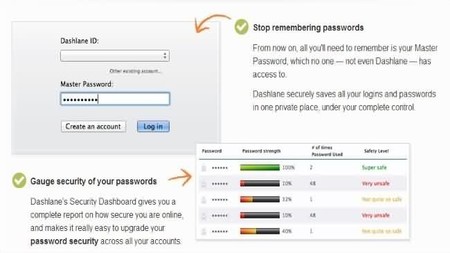 Dashlane, administración creación y almacenamiento de contraseñas seguras