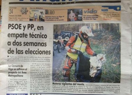 Endureros voluntarios en Galicia