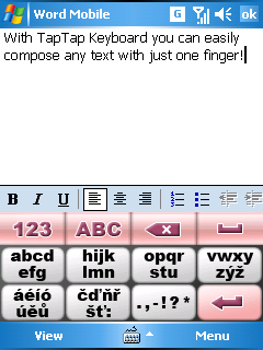 Escribe mas fácilmente con TapTap Keyboard