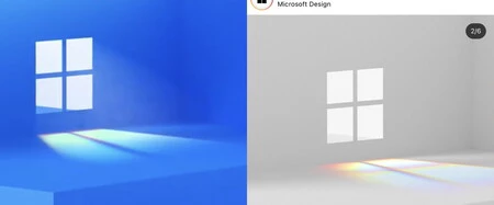 意図的な編集の証拠: @Windows が昨日 Twitter 上で公開したイベントのプロモーション画像 (左) と同じ画像の以前のバージョン (右)。