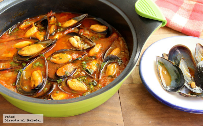 almejas y mejillones al vapor receta