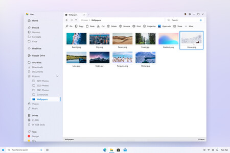 Este atractivo concepto del Explorador de archivos apuesta por etiquetas de colores y pestañas para mejorar la usabilidad