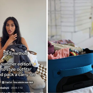 El método 5-4-3 para hacer la maleta y que te quepa todo: Ryanair no quiere que lo sepas, porque dejarás de pagar maleta 