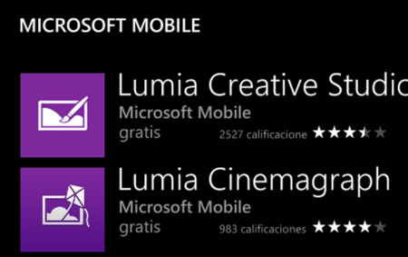 Microsoft reemplaza la marca "Nokia" por "Lumia" en sus aplicaciones exclusivas