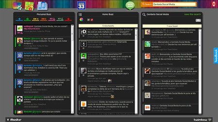 Twimbow, un cliente web para Twitter muy colorido pero con aspectos que mejorar