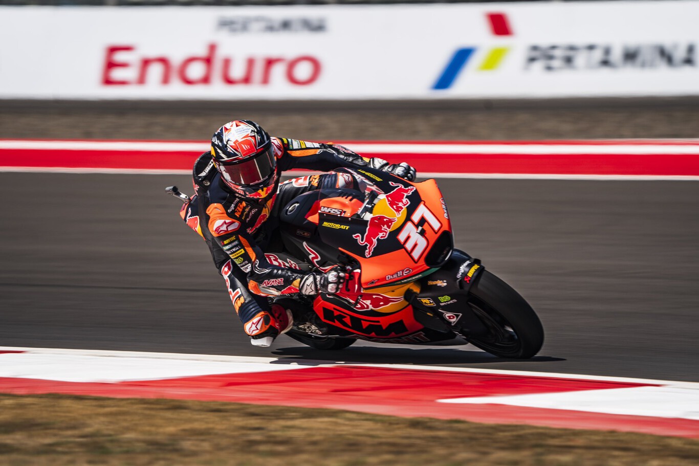 ¡Triplete! Pedro Acosta arrasa en Indonesia y ya echa cuentas para ser campeón del mundo de Moto2