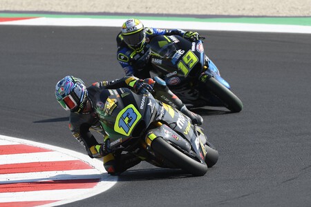 Celestino Vietti hace la pole en Misano a pesar de caerse y Ai Ogura y Augusto Fernández sufren