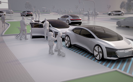 Los coches autónomos y compartidos nos harán perder menos tiempo en atascos, o eso dice Audi