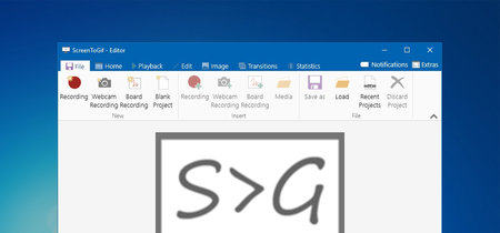 ScreenToGif, una aplicación para crear gifs grabando la pantalla, la webcam o convirtiendo vídeos en Windows