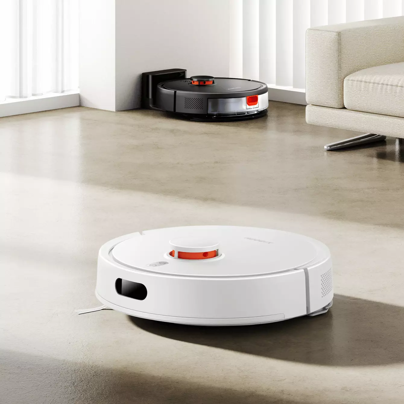Robot aspirador - Xiaomi Vacuum S20, 45W, WiFi, Navegación láser, Control por App, Blanco