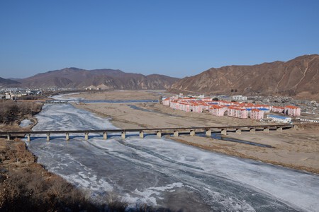 Aerial View Of Tumen River At Namyang