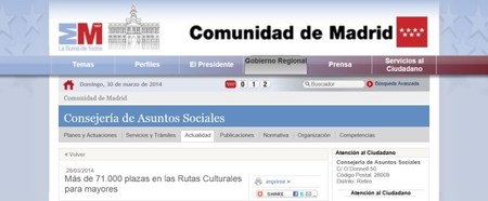 Comunidad de Madrid: las personas mayores ya pueden pedir su plaza para viajar muy barato